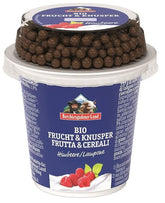 HIMBEERJOGHURT MIT SCHOKOLADENKUGELN BIO 150 g - BERCHTESGADENER LAND